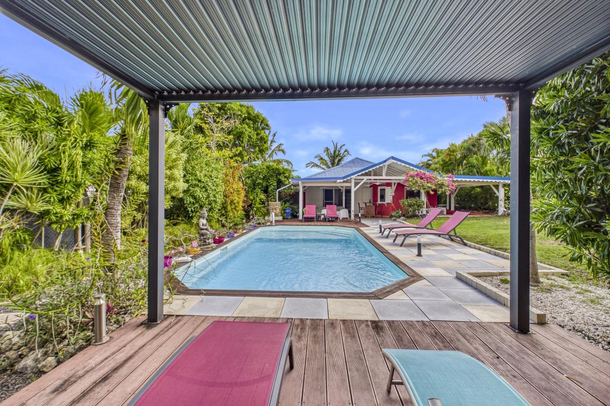 4.Location Villa piscine saint françois Guadeloupe_piscine